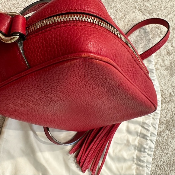 SOLD Gucci Red Camera Bag - Picture 13 of 17